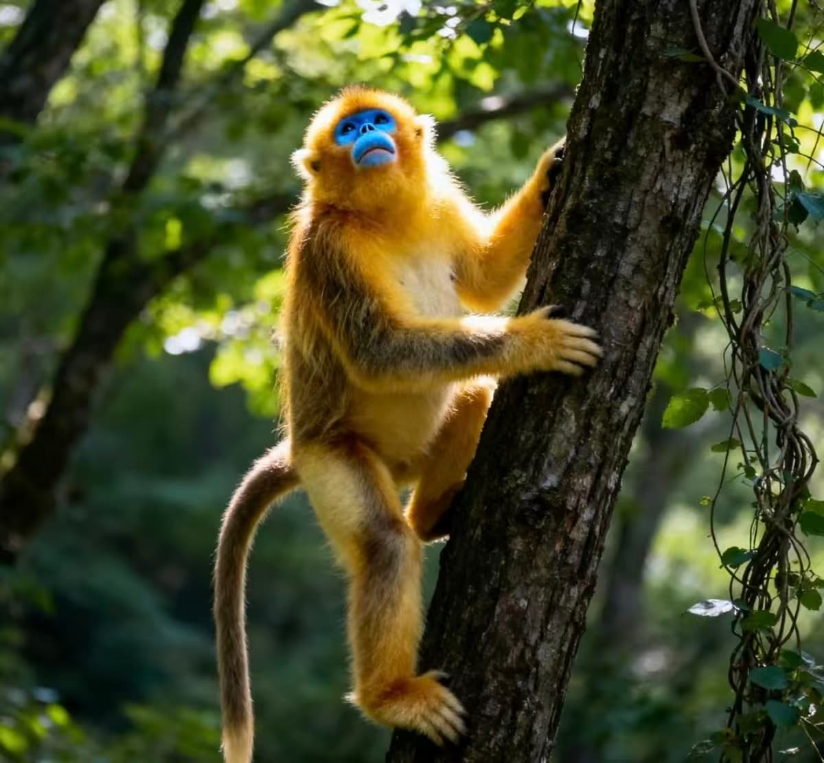 Golden Snub Nosed Monkey
